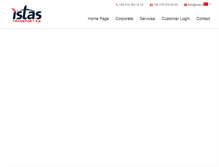 Tablet Screenshot of istas.com